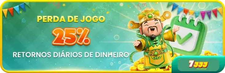 7jjj Cashback de Perda de Jogo